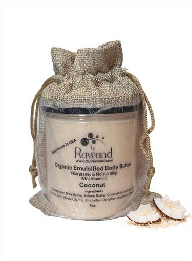 Coconut moisturizing buttercream with Hyaluronic acid & vitamin E - Bath & Body Products ByRawand
